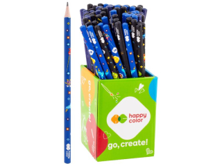 Owek trjktny, 2B, Pixi Planet, 72 szt. w kubku, Happy Color