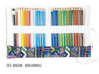 KREDKI POLYCOLOR 3800 24 KOL. W  KOLOROWYM ETUI KRAJOBRAZ