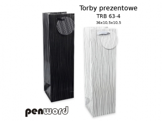 TORBY PREZENTOWE TRB 63-4 36x10,5x10,5 [opakowanie=12szt]