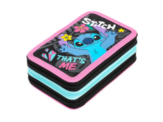 Pi�rnik szkolny potr�jny z wyposa�eniem STITCH THATS ME