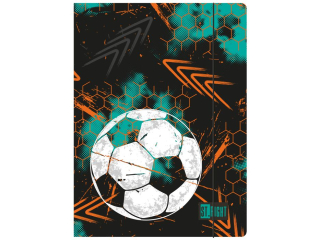Teczka z gumk� A4 300 g/m2 TURBO KICK [opakowanie=10szt]