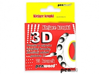 KLEJCE KROPKI 75 3D 1,5mm