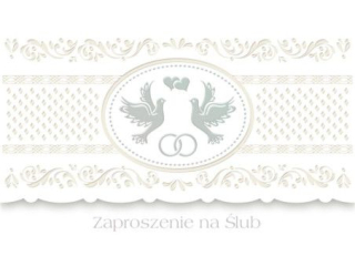 Zaproszenie POL-MAK 10szt. lub Lux Edition ZLUX 160x95 z kopert ZLUX_SL_56702