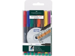 MULTIMARK OHP PERMANENTNY F 8 KOL. FABER -CASTELL [opakowanie=5szt]