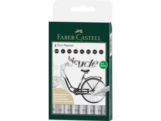 CIENKOPIS ECCO PIGMENT ETUI 8 SZT. (0.05, 0.1, 0.2, 0.3, 0.4, 0.5, 0.6, 0.7) FABER-CASTELL