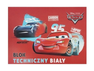 Blok techniczny A4 10k. BENIAMIN Cars 170g