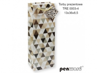 TORBY PREZENTOWE TRE 0003-4 13x36x8.5 cm [opakowanie=12szt]