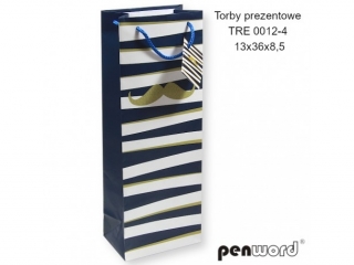 TORBY PREZENTOWE TRE 0012-4 13x36x8.5 cm [opakowanie=12szt]