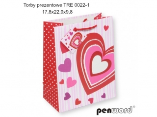 TORBY PREZENTOWE TRE 0022-1 17.8X22.9X9.8 CM