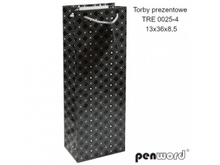 TORBY PREZENTOWE TRE 0025-4 13x36x8.5 cm [opakowanie=12szt]