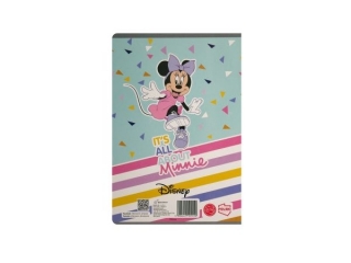 Zeszyt A5 16k. BENIAMIN Minnie Mouse, kolorowe trzy linie