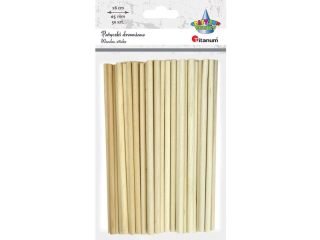 DEKORACJE DREWNIANE PATYKI OKR. NATUR. A`50 R. 4 MM X D. 150 MM BG019