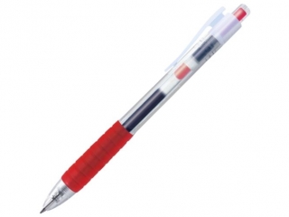 DUGOPIS AUTOMATYCZNY ELOWY FAST GEL 0, 7 MM CZERWONY FABER-CASTELL [opakowanie=10szt]