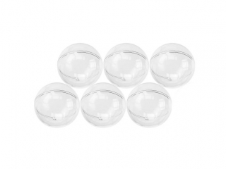 Bryły plastikowe kule O100mm głębokość 100mm 6szt.