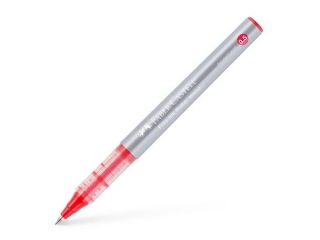 CIENKOPIS KULKOWY FREE INK 0.5 MM CZERWONY FABER-CASTELL