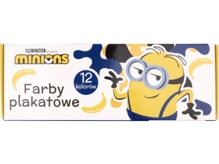 FARBY PLAKATOWE 12kol. 20ml / MINIONKI