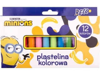 PLASTELINA 12kol. / MINIONKI