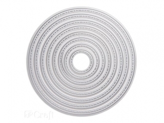 ZESTAW WYKROJNIK�W - KO�A 12 CM X 12 CM, 8 SZT. NZWR-DLP