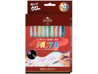 KIN DUGOPISY ELOWE KPL. 10 SZT. PASTEL NAGP-10P