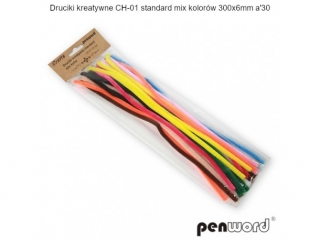 DRUCIKI KREATYWNE CH-01 STANDARD MIX KOLORW 300X6mm a30
