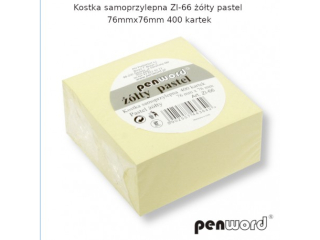 KOSTKA SAMOPRZYLEPNA ZI-66 ӣTY PASTEL 76mmx76mm 400 KARTEK