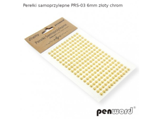 PEREKI SAMOPRZYLEPNE PRS-03 6mm ZOTY CHROM