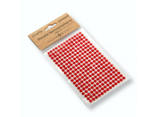 PEREKI SAMOPRZYLEPNE PRS-11 6mm CZERWONE