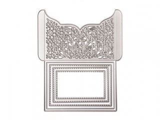 WYKROJNIK - SK�ADANE ZAPROSZENIE 12, 1 CM X 14, 4 CM NZWR-DLP