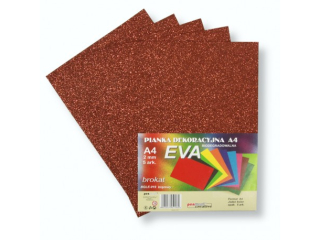 PIANKA EVA BROKAT A4 BRĄŻOWA BGLE-019 BIODEGRADOWALNA a5