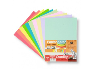 PAPIER OFFICE COLOR A4/100 STANDARD + PASTEL 10 KOLOR�W PMK-01