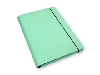 TECZKA A4 SKRZYD�OWA 3, 5cm PASTEL MI�TOWY A4-3, 5 PMI [opakowanie=12szt] (SZPSH)