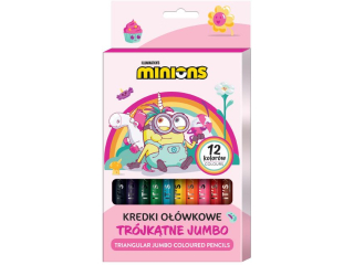KREDKI O��WKOWE TR�JK�TNE JUMBO 12kol. / MINIONKI
