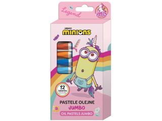 PASTELE OLEJNE JUMBO 12kol. / MINIONKI