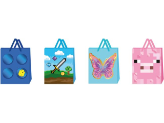 TOREBKA OZDOBNA DZIECI�CA DU�A HS 30x42x12cm / MIX2 [opakowanie=12szt]