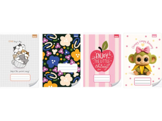 ZESZYT A5/32k. Linia / NO NAME - DZIEWCZYNKA [opakowanie=10szt]