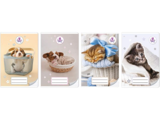 ZESZYT A5/32k. Linia / THE SWEET PETS [opakowanie=10szt]