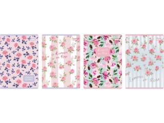 ZESZYT A5/60k. Kratka / FLOWER [opakowanie=5szt]