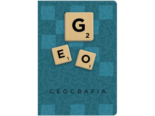 ZESZYT TEMATYCZNY A5/60k. kratka / SCRABLE - GEOGRAFIA [opakowanie=5szt]