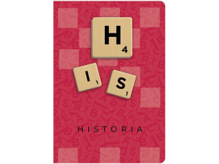 ZESZYT TEMATYCZNY A5/60k. kratka / SCRABLE - HISTORIA [opakowanie=5szt]