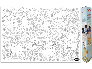 KOLOROWANKA POD�OGOWA 1000 x 700 / KAPIBARA