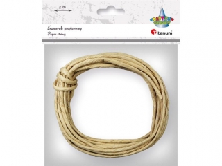 Sznurek Pap.5m/0, 35cm Natural