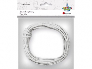 Sznurek Pap.5m/0, 35cm Szary