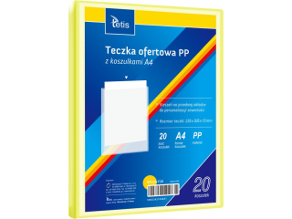 TECZKA OFERT. PP Z 20 KOSZUL. A4. ŻÓŁTA