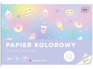 Papier kolorowy A5 10k. INTERDRUK Pastel