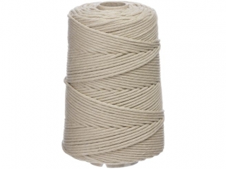 SZNUREK BAWENIANY SKRCANY 3MM 100M, PIASKOWY