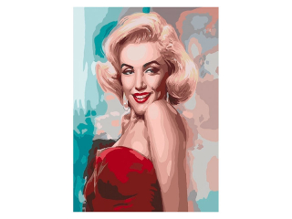 Mozaika diamentowa 5D 40x30cm MARYLIN MONROE pionowa