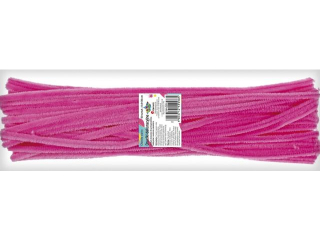 Druciki dekoracyjne 0, 6x30cm różowe 50szt.
