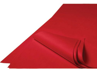 Bibuła gładka A3 rol.10ark.C8 Czerwony