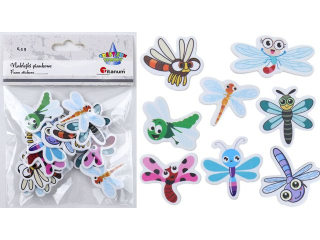Naklejki piankowe weso�e owady mix 6, 5g TITWLK26