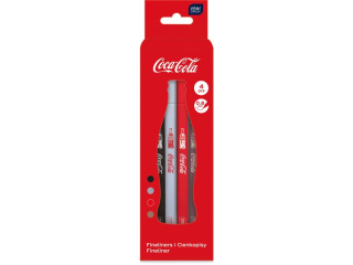 Cienkopisy 4 kol. Coca-Cola    [opakowanie=12szt]